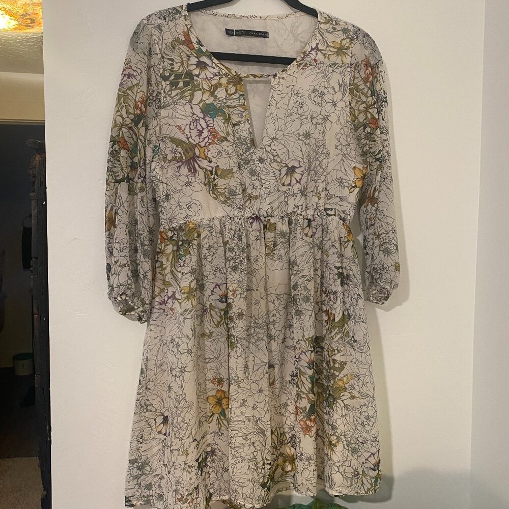 Floral Zara Dress - M